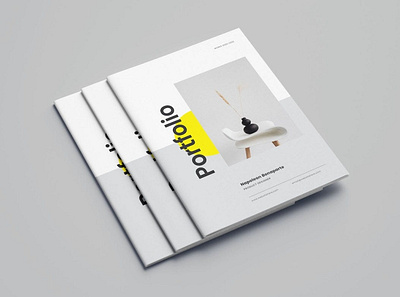 Free Minimalist Portfolio brand brand identity branding brochure brochure template clean design elegant graphic design identity indesign marketing minimalist personal photography portfolio product simple studio template