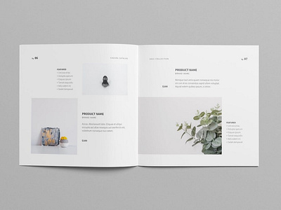 Minimal Square Catalog by Instagram Templates on Dribbble