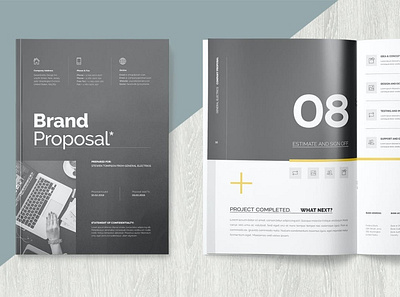 Free Brand Proposal agency brand brand proposal brief brochure business company corporate design indesign invoice letter letterhead portfolio project proposal proposal design proposal template report stationary