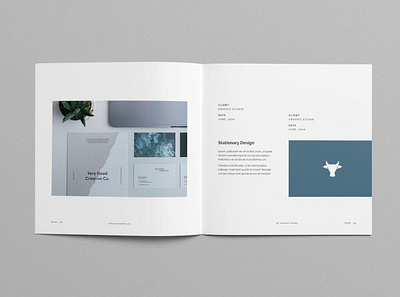 Free Minimal Square Portfolio branding brochure clean design elegant graphic graphic design interior minimal minimalist pattern photography portfolio portfolio design portfolio template poster square template textile wallpaper