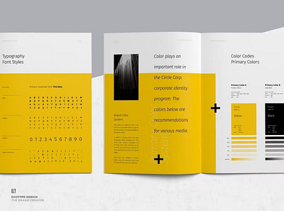 Free Brand Guidelines a4 agency brand brand identity brandbook bundle business colors company corporate graphic design guide guideline identity manual minimal professional swiss typography ui