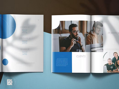 Free Blue Project Proposal a4 agency blue brand identity brochure company corporate indesign infographic layout letter pitch pitch deck print print template project project proposal proposal template templates