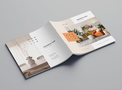 Free Square Interior Design Portfolio branding brochure brochure design brochure template design elegant exterior home house indesign interior interior design minimal photography portfolio portfolio design portfolio template realestate square template