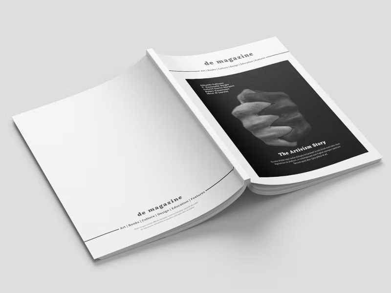 Free De Magazine Template by Instagram Templates on Dribbble