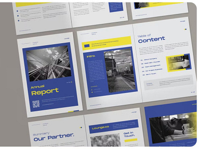 Free Annual Report a4 adobe annual report brochure business catalog clean company indesign layout lookbook magazine minimalist print professional report design report template template usletter workbook