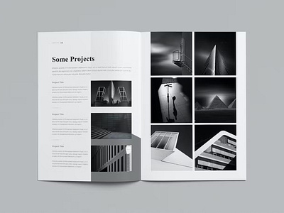 FREE Creative Annual Report book business company company profile corporate creative design facing facing pages marketing minimalist pages print print design print template profile project pubric pubric print strategy