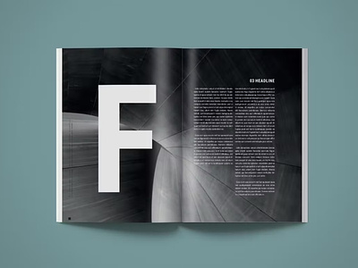 FREE Magazine Template | Genius book business company company profile corporate creative design facing facing pages marketing minimalist pages print print design print template profile project project proposal pubric strategy