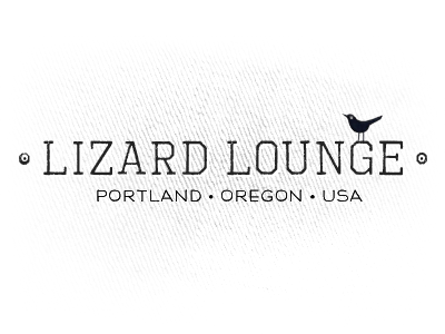 lizard lounge texture typography