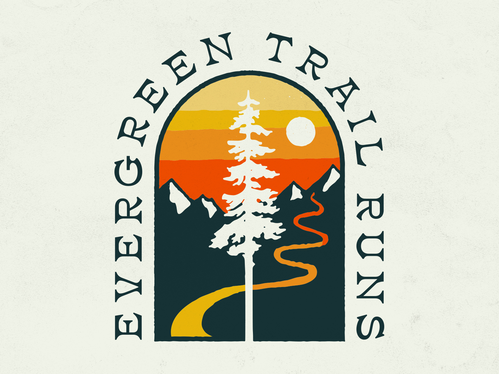 Evergreen Trail Runs by Seth Neilson on Dribbble