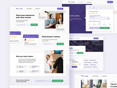 Review platform for rented properties chat community design feedback flat platform playful property rent review tenant ui ux website