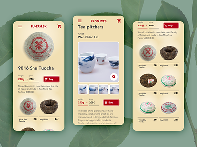 Teas webshop UI app app design design design app mobile sketchapp ui ui ux