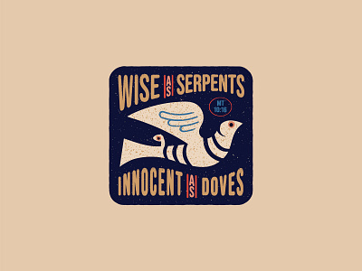 Serpent & Dove dove illustration serpent typography
