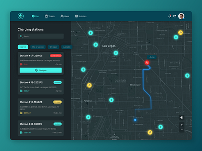 Charging Stations Service App