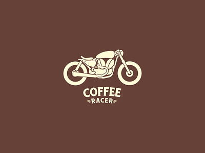 Hello DRIBBBLE :) coffee culture flatdesign logo logodesign motor
