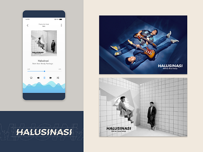 Halusinasi // Music Tittle logo icon symbol branding album