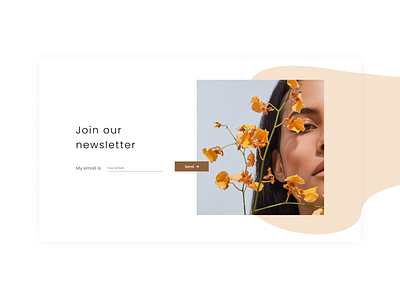 Newsletter art branding design flat minimal minimalistic typography ui ux web