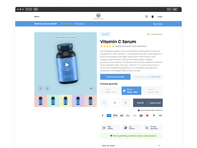 Product page