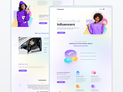 Landing page