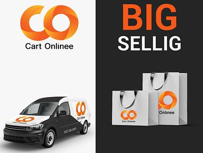 Cart Online Branding branding concept design design logo logodesign logos logotype minimal packagedesign typography