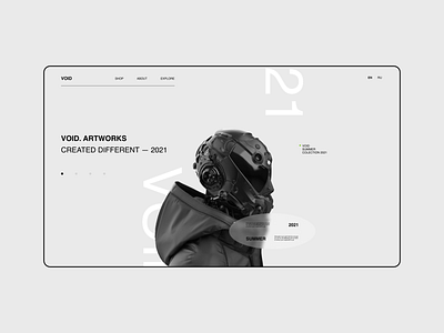 VOID Fashion branding design ecommerce fashion figma graphic design illustration inspiration ui web design