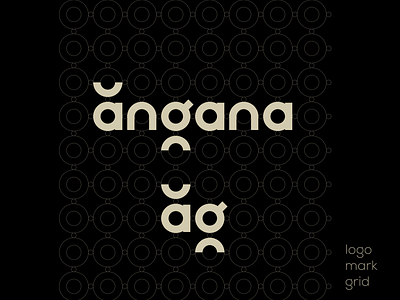 Angana - Logo branding branding design logo logodesign logomark realestate typography