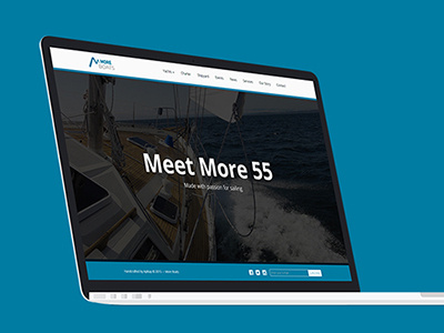 More Boats — Website adventures boats design development luxury more sailing ui ux