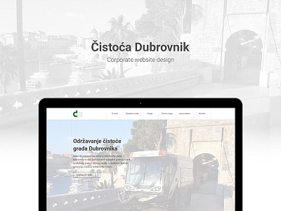 A peek at the new Čistoća Dubrovnik website