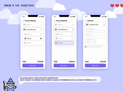 DAILY UI 002 app design arcade checkout page checkout page ui design figma gaming mobile app design ui ui design uiux ux