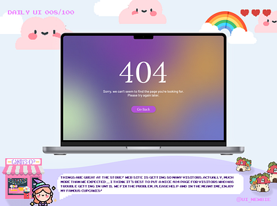 Daily UI - 404 Page 404 page app design design error page figma gaming illustration ui ui design uiux user interface web design web ui website design