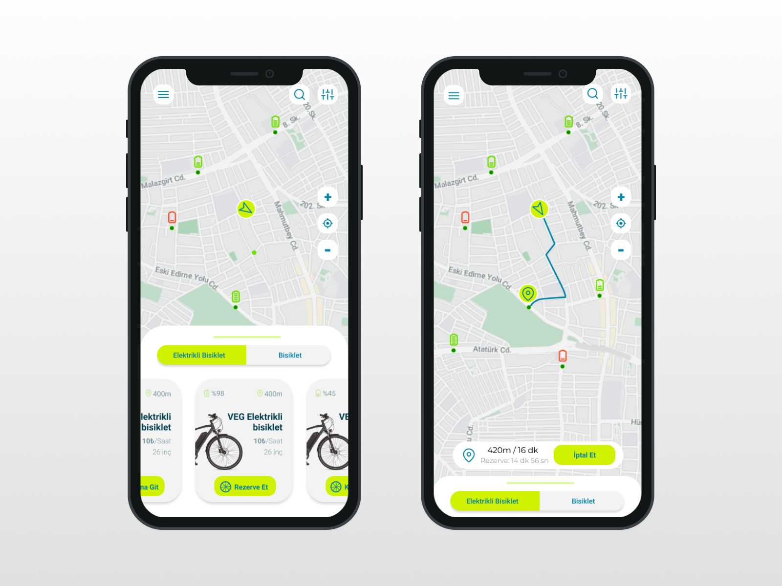 EBike App Main Screen UI Part 2 by Ozan Karaçanta on Dribbble