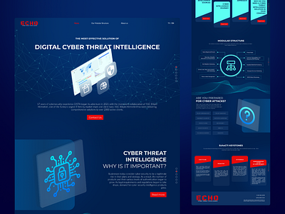 Cyber Security Website UI