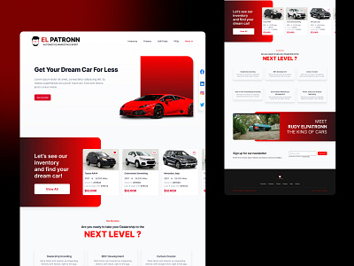 Car retail website