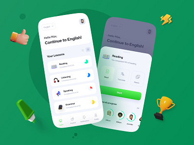 Learning App UI UX Design