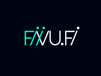 Fiivu Logo branding flat logo logotype minimal typogaphy