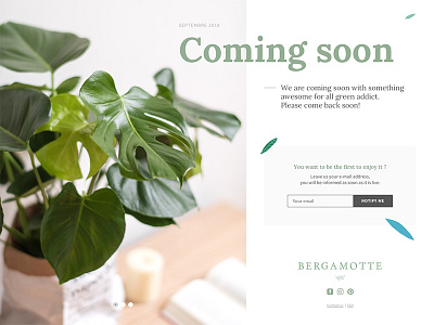 Coming soon — Daily UI Challenge #048