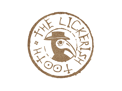 The Lickerish Tooth Branding Project branding craft distillery dark gothic logo design plague doctor