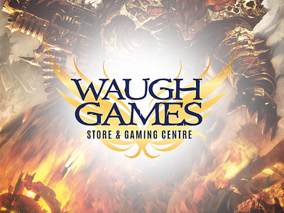 Logo & Identity design for Waugh Games branding logo design
