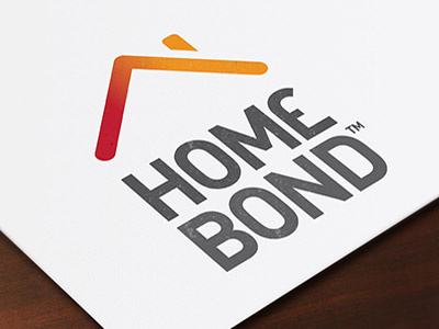 Homebond Logo Dribble branding corporate identity logo design