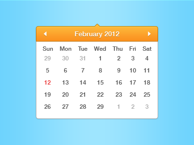 Calendar calendar dropdown viatask