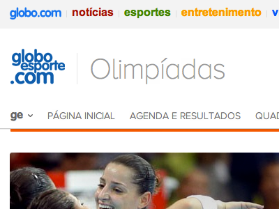 GloboEsporte.com Olympics globoesporte olympics ui website
