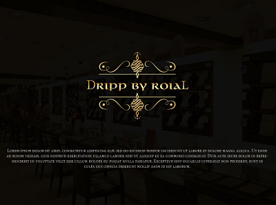 Dripp by Roial Logo Design- Jewelry Logo branding design flat graphic design icon illustration logo logo design