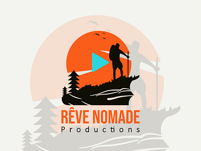 Rêve Nomade productions Logo Concept