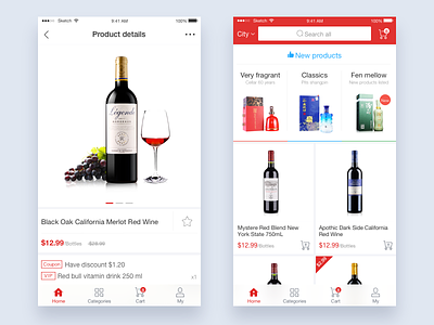 Shopping Page red shop shopping wine
