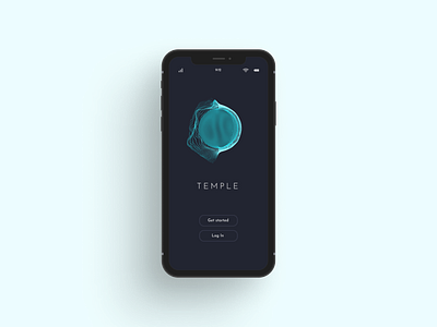 Banking App - TEMPLE app design ui