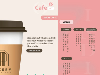 Cafe HUT branding bussines bussines card card design icon invitation logo ui
