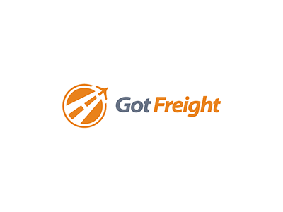 Got Freight company international logisctics logo plane road shipping speed