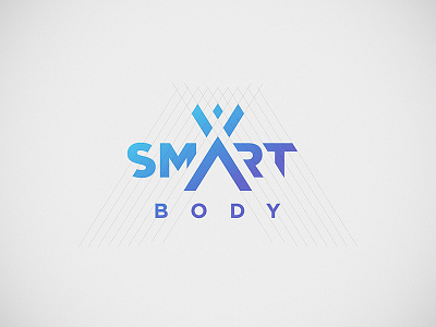 Smart Body fitness logo sign smart