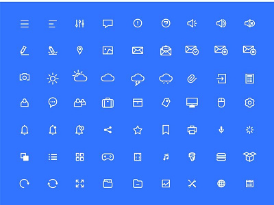 Set of 63 vector minimalistic icons icons line minimal modern set shutterstock