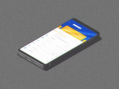 Isometric App Phone ai design flat illustration minimal modern vector