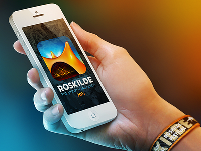 Unofficial Roskilde App 2013 app design